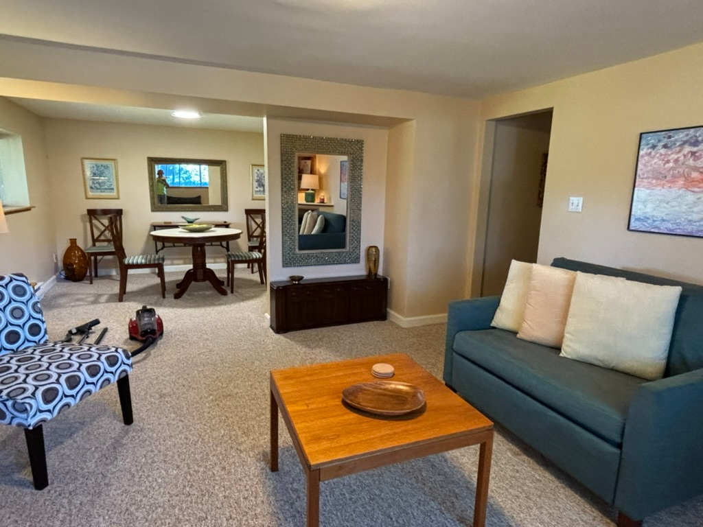 Pine Suite Living Room toward Dining room